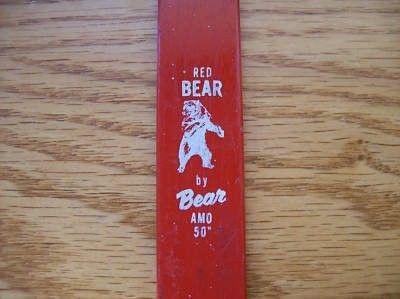 Red Bear Amo Logo - VINTAGE 50 KIDS RED BEAR RECURVE BOW GRAYLING MICHIGAN
