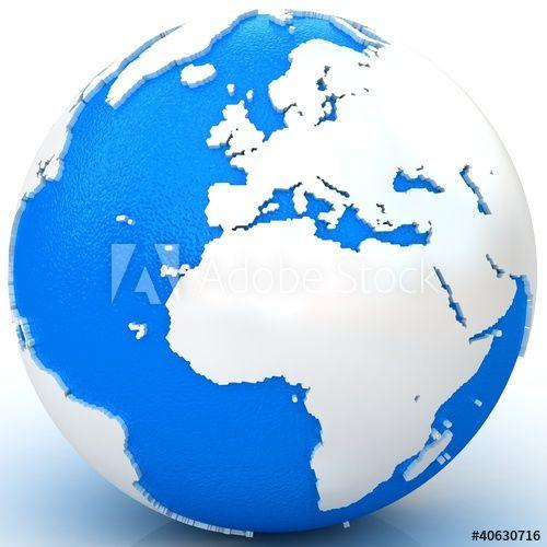 Sliced Globe Logo - 3D sliced globe. this stock illustration and explore similar