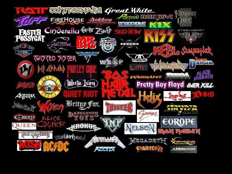 80s Rock Band Logo - Pin by Timothy Lyons on Rock and Roll | Rock, Music, 80s rock bands