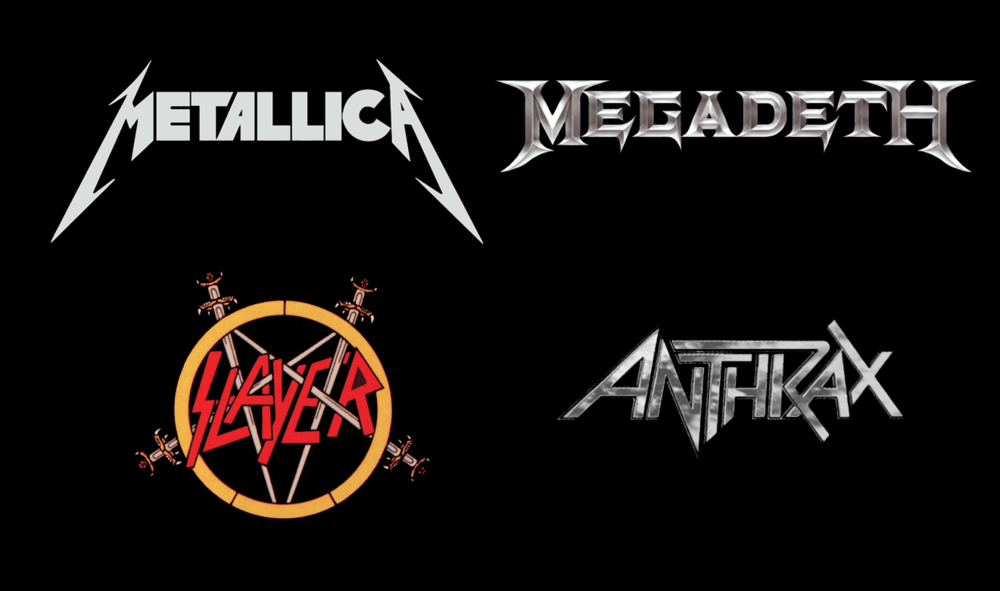 80s Rock Band Logo - Rank The Big Four