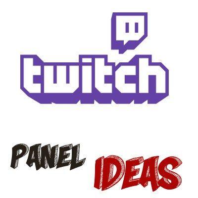 Twitch Channel Logo - Twitch Panel Ideas - What panels to add to your Twitch Channel?