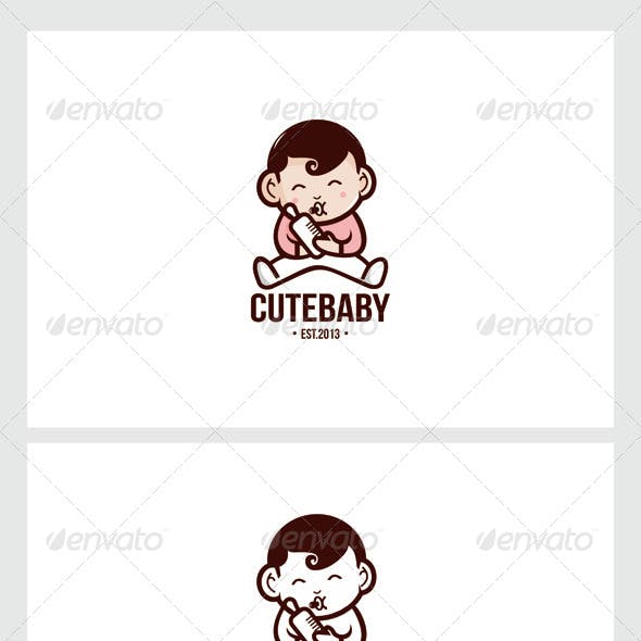 Cute Baby Logo - Cute Baby Graphics, Designs & Templates from GraphicRiver