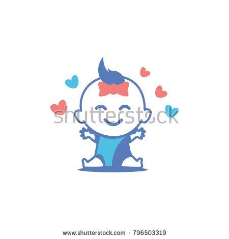 Cute Baby Logo - Cute Baby Logo | andzia | Cute babies, Logos i Cute