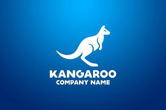 Blue Kangaroo Company Logo - Kangaroo Logo ~ Logo Templates ~ Creative Market