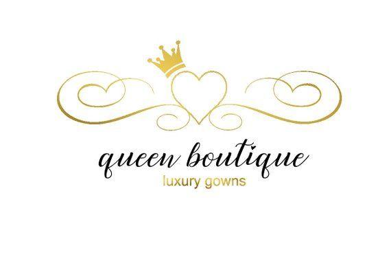 Princess Logo - Heart Logo Crown Logo Princess Logo Queen Logo Logo | Etsy