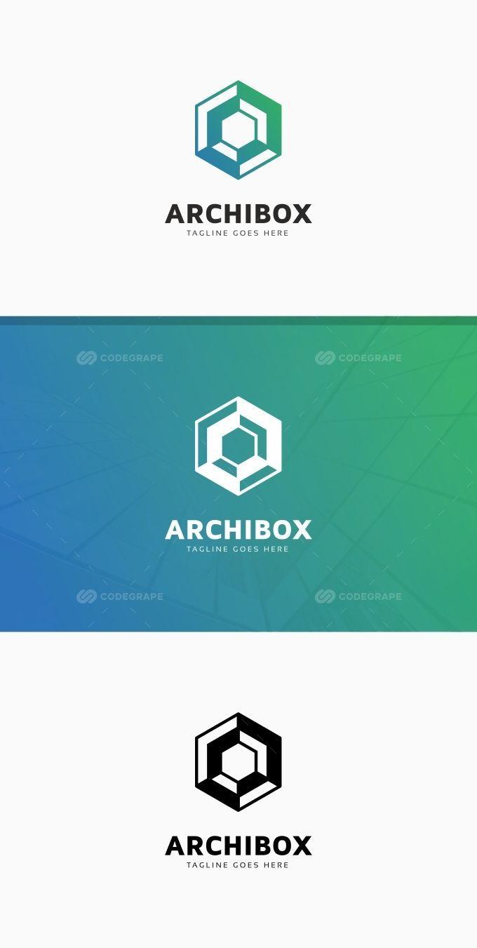 Hexagon Box Logo - Hexagon Box Logo. Graphic Design Concepts and Ideas