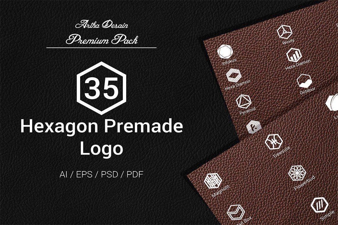 Hexagon Box Logo - Hexagon Premade Logo Emblem Vol.2 ~ Logo Templates ~ Creative Market