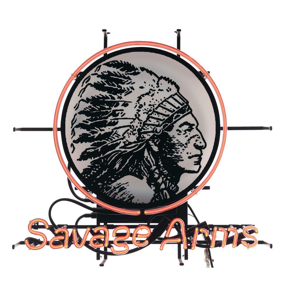 Savage Rifle Logo - Savage Arms Neon Sign