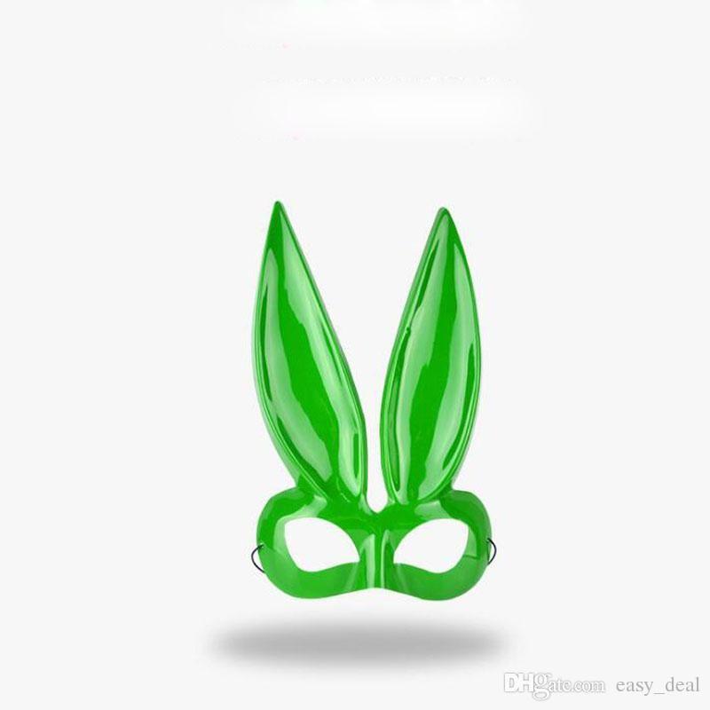 Colorful Rabbit Logo - Colorful Rabbit Mask Photo Prop Party Mask Cosplay Ribbit Long Ears ...
