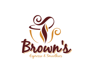 Espresso Logo - Brown's Espresso & Smoothies Designed by eagle | BrandCrowd