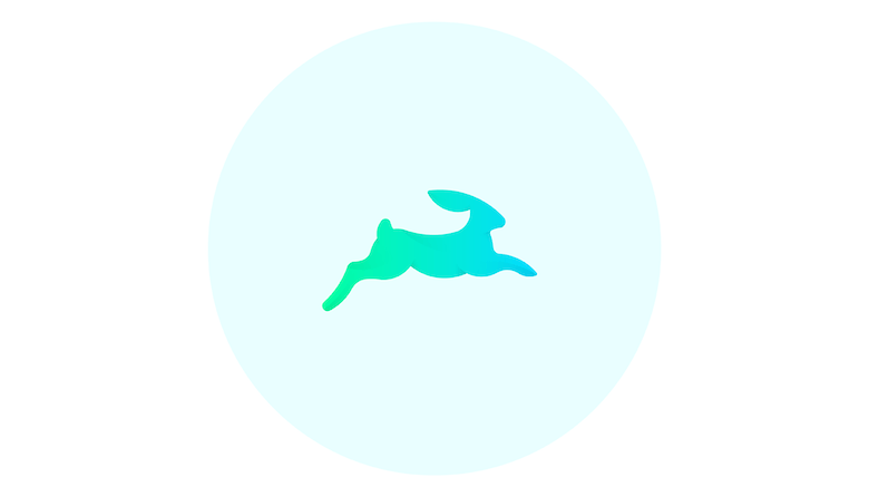 Colorful Rabbit Logo - Designer Challenges Himself To Create 30 Animal Logos In 30 Days ...