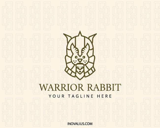 Medieval Logo - Warrior Rabbit Logo For Sale