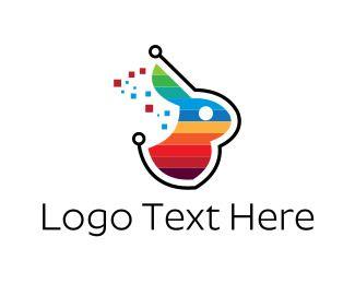 Colorful Rabbit Logo - Rabbit Logo Maker | Create A Rabbit Logo | BrandCrowd