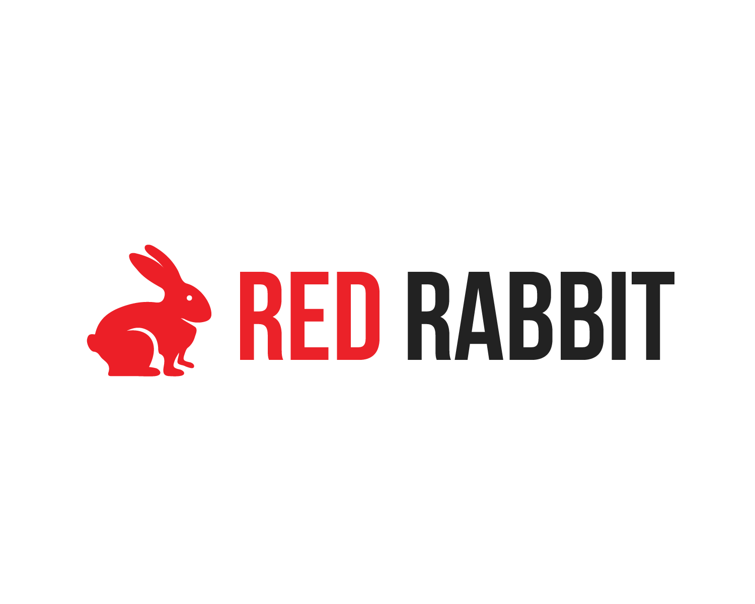 Colorful Rabbit Logo - Modern, Colorful, Coffee Shop Logo Design for RED RABBIT CAFE