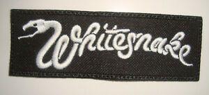 Whitesnake Logo - WHITESNAKE LOGO Embroidered PATCH Bon Jovi Aerosmith Def Leppard Van