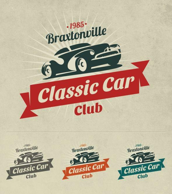 Automotive Club Logo - Classic Car Club Logo on Behance