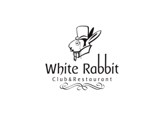 White Rabbit Logo - Incredible Logo Designs. Logo Design. Logo