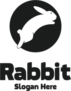 White Rabbit Logo - Black & White Rabbit Logo Vector (.AI) Free Download