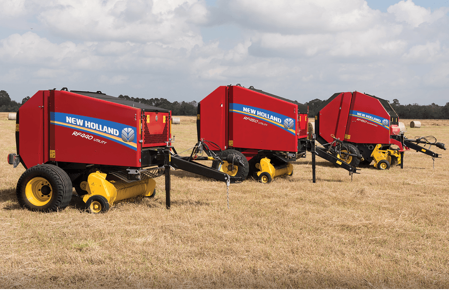 New Holland Baler Logo - RF Fixed Chamber Round Baler - Overview | Haytools ＆ Spreaders ...