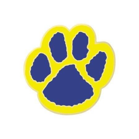 Yellow Paw Logo - Paw Award Pin – Blue/Yellow | Anderson's
