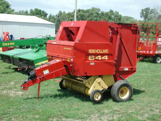 New Holland Baler Logo - 1998 New Holland 644 Baler-Round For Sale » Maple Valley Implement, MI