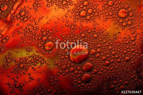 Red Bubble Drop Logo - Orange Yellow Red Bubble Madness Texture Background
