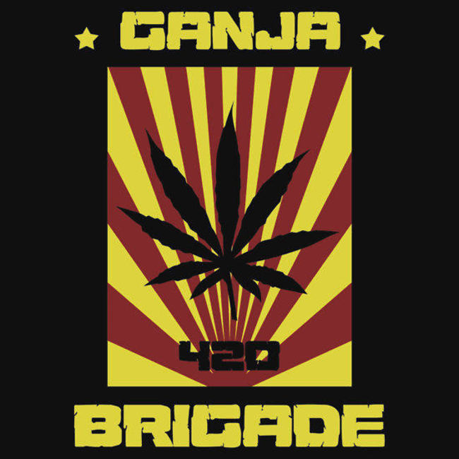 Red Bubble Drop Logo - Ganja Brigade | redbubble.com Price Drop & Discount Codes Alerts | Booly