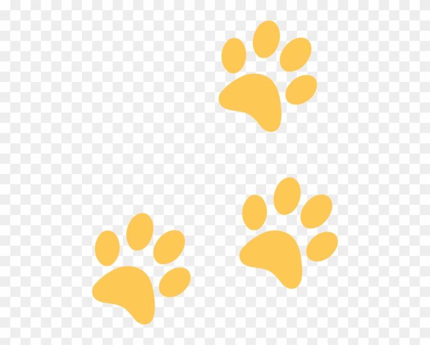 Yellow Paw Logo - Yellow Paw Print Png & Transparent Image