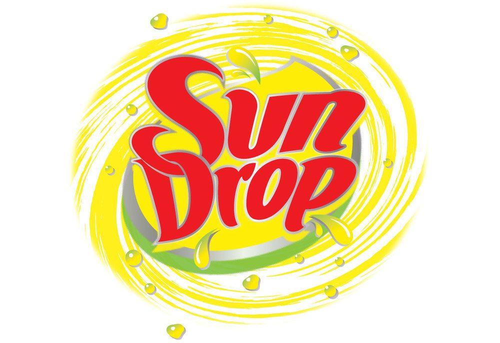 Red Bubble Drop Logo - Vintage Sundrop Cola Logo Light Stickers Landshark753 Redbubble