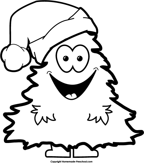 Christmas Black and White Logo - Christmas Black And White Clipart