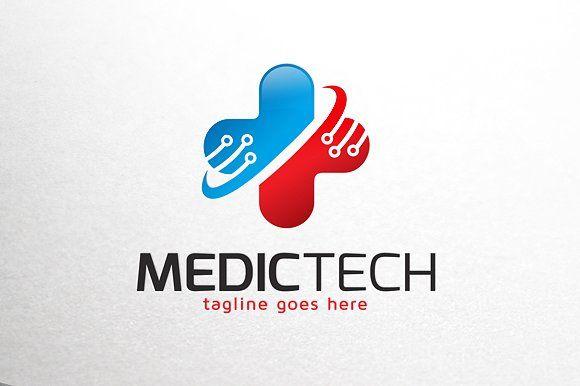 Medical Technology Logo - Medical Technology Logo Template ~ Logo Templates ~ Creative Market