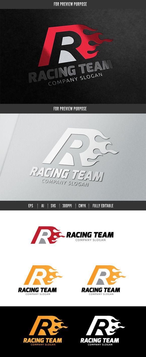 Automotive Team Logo - Racing Team Logo by Super Pig Shop on Creative Market | Logo ...