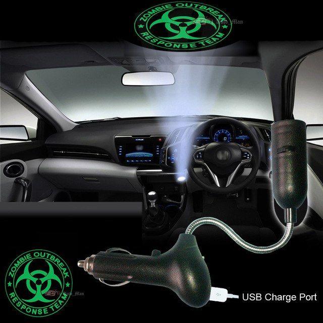 Automotive Team Logo - Car Cigarette Laser Projector Zombie Outbreak Response Team Logo