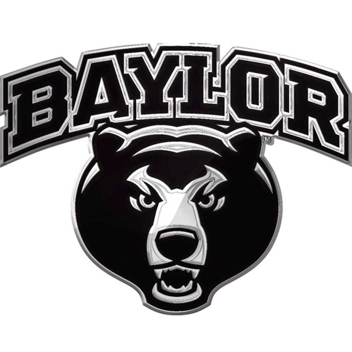Baylor Bears Logo - Baylor Bears Word-mark NCAA College Team Logo Auto Car