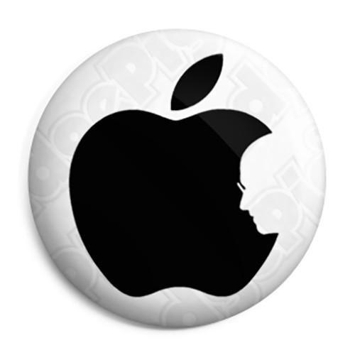 Apple Mac Logo - Apple Mac Jobs RIP Logo Button Badge, Fridge Magnet, Key