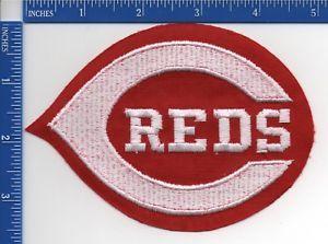 Cincinatti Red White Logo - Authentic MLB- Cincinnati Reds logo patch 1993-1998 White on Red NOS ...