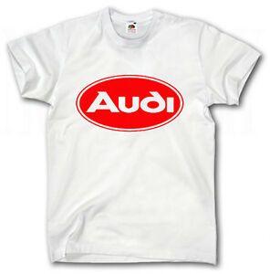 Old Audi Logo - AUDI LOGO T SHIRT S - XXXXXL RETRO OLD CLASSIC CAR OLDTIMER TEE | eBay