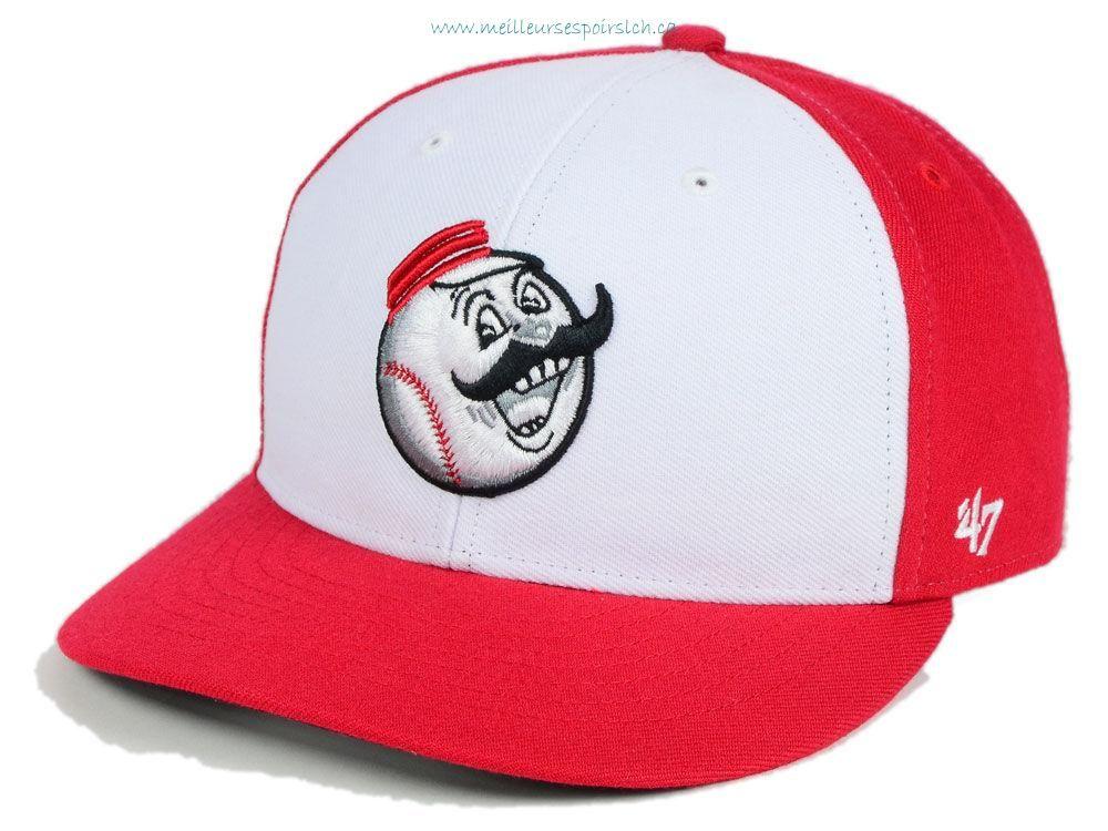 Cincinatti Red White Logo - Canada Online Outlet Red/white - Cincinnati Reds '47 MLB '47 MVP Cap ...