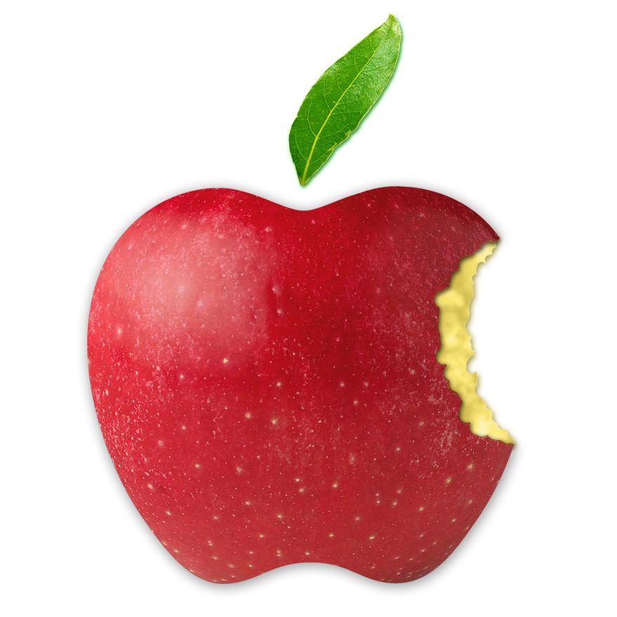 Real Apple Logo - Real... Apple logo by exklamationmark on DeviantArt
