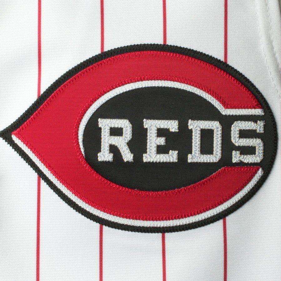 Cincinatti Red White Logo - Mitchell & Ness Ken Griffey Jr. Cincinnati Reds White Authentic Jersey