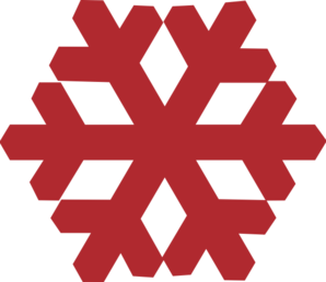 Red Snowflake Logo - Red Snowflake Clip Art at Clker.com - vector clip art online ...