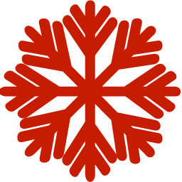 Red Snowflake Logo - snowflake logo png image. Royalty free stock PNG image for your design