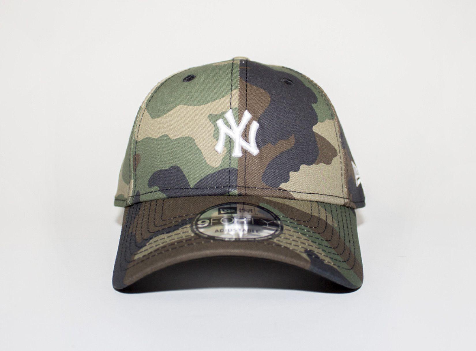 Camo Yankees Logo - New Era : 940 Custom MLB New York Yankees Mini Logo Snapback Cap ...