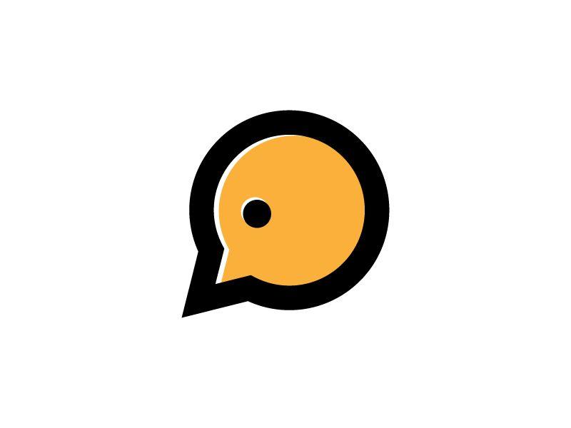 Yellow Birds Logo - Chat Bubble + Bird Logo Design 2nd Concept
