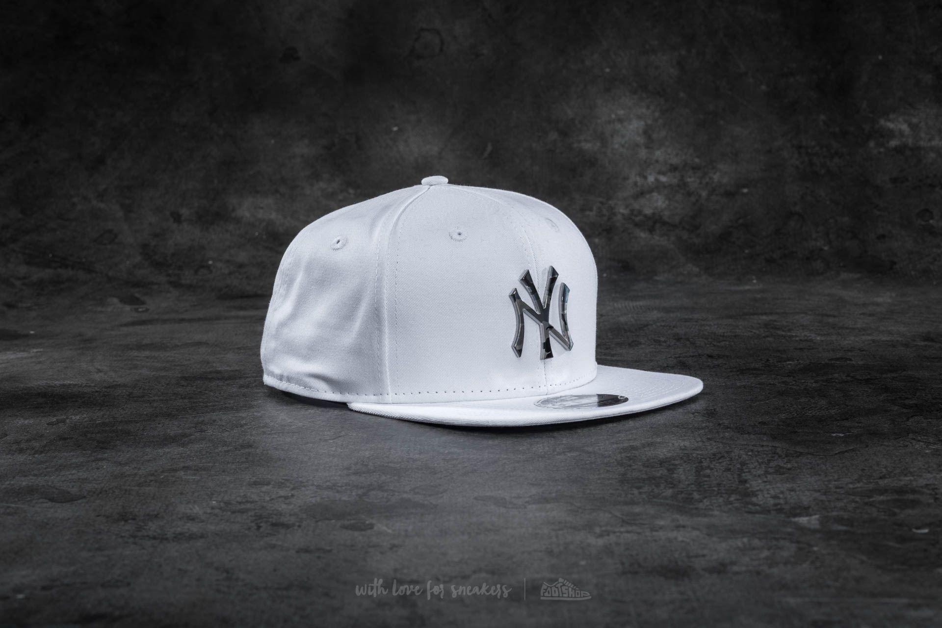 Camo Yankees Logo - New Era 9Fifty Camo Metal Logo New York Yankees Cap White | Footshop