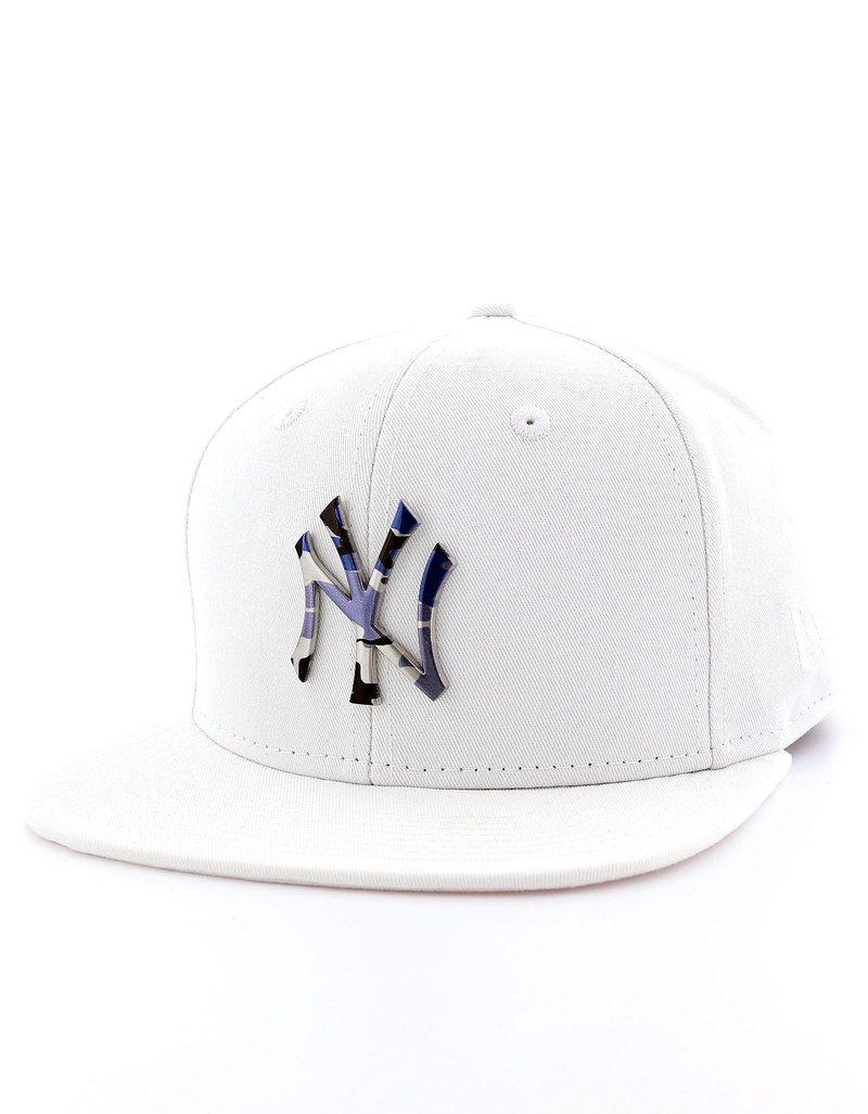 Camo Yankees Logo - New Era Camo Metal Logo NY Yankees White/Urban Camo Cap | Caps ...