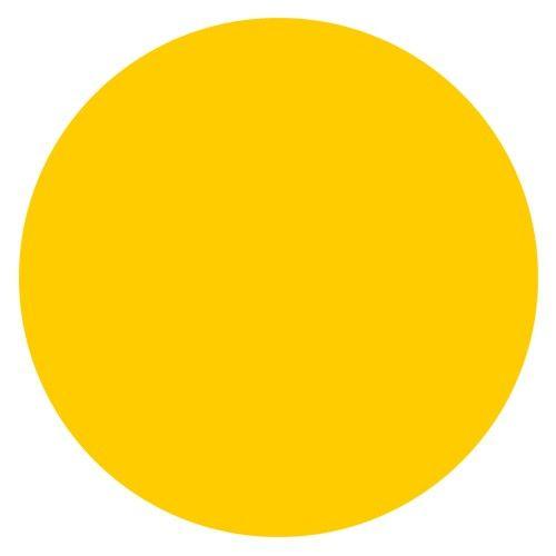 Round Yellow Logo - Assorted Color Kolorcoat™ Round Foam Coaster (4 Pack)