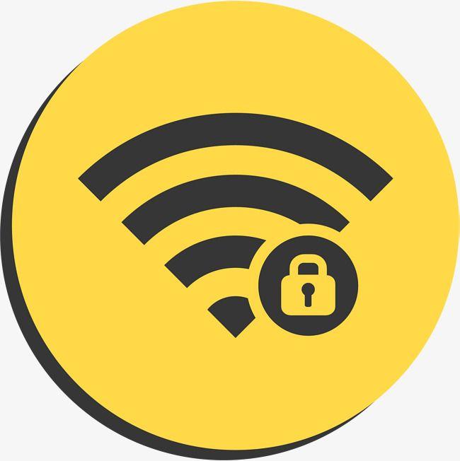 Round Yellow Logo - Yellow Round Wifi Logo, Vector Png, Wireless Network, Free Wifi PNG