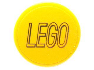 Round Yellow Logo - BrickLink Reference Catalog Image of Part 14769pb060