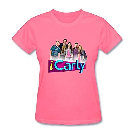iCarly Logo - CNTJC Women's ICarly Logo T Shirt L: Clothing